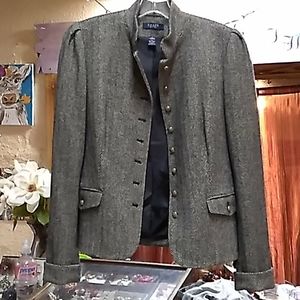 NWOT! HERRINGBONE PATTERN CHAPS BLAZER